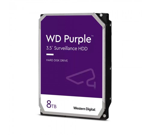 Жорсткий диск 8TB Western Digital Purple WD85PURZ для відеоспостереження Жорсткий диск 8TB Western Digital Purple WD85PURZ для відеоспостереження