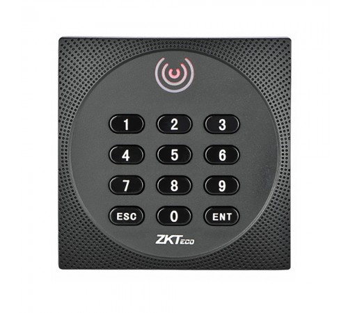 Зчитувач Mifare+EM з клавіатурою з підтримкою OSDP ZKTeco KR614-OSDP вологозахищений Зчитувач Mifare+EM з клавіатурою з підтримкою OSDP ZKTeco KR614-OSDP вологозахищений