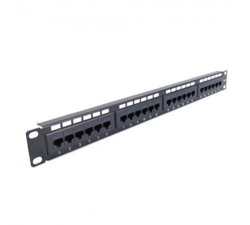Патч-панель Hypernet 24-порти UTP кат. 5Е 19" PP-KUTP24-NM Патч-панель Hypernet 24-порти UTP кат. 5Е 19" PP-KUTP24-NM