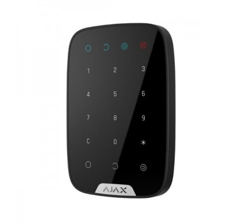 Бездротова сенсорна клавіатура Ajax Keypad black Бездротова сенсорна клавіатура Ajax Keypad black