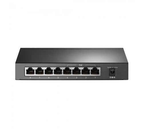 PoE-комутатор TP-Link TL-SG1008P 8-портовий гігабітний з 4 PoE+ портами некерований PoE-комутатор TP-Link TL-SG1008P 8-портовий гігабітний з 4 PoE+ портами некерований