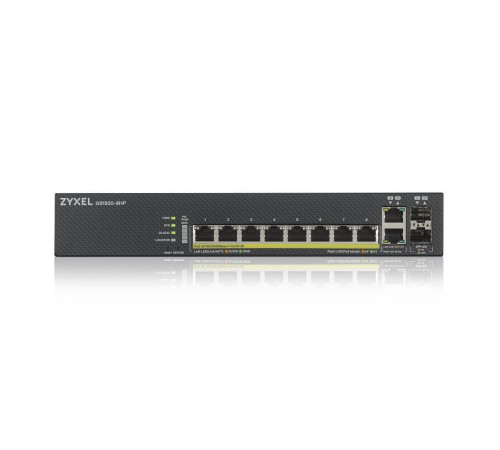 Смарт-керований комутатор на 8 портів з PoE Zyxel GS1920-8HPV2 (GS1920-8HPV2-EU0101F) Смарт-керований комутатор на 8 портів з PoE Zyxel GS1920-8HPV2 (GS1920-8HPV2-EU0101F)