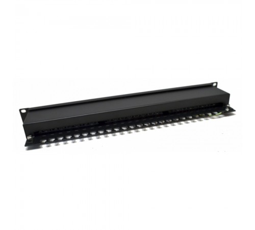 Патч-панель CMS 19" 24xRJ-45 FTP, кат. 5e з огранізатором кабелю Патч-панель CMS 19" 24xRJ-45 FTP, кат. 5e з огранізатором кабелю