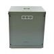 Шафа серверна SteelNet 12U 600 x 600 для мережевого обладнання (скло, сірий)