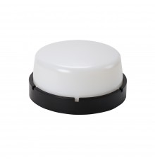 Світильник ERKA 1065D.i LED-Вlack-В з датчиком руху 12W 4200K круглий чорний/білий Е27 IP 65