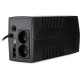 Джерело безперебійного живлення Vinga VPC-800PU 800ВА / 480 Вт з LCD-дисплеєм з USB у пластиковому корпусі