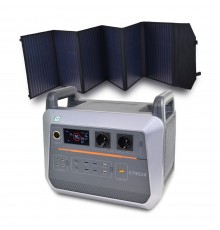 Комплект Зарядна станція CTECHI PPS-ST2000 + Сонячна панель New Energy Technology 200W Solar Charger