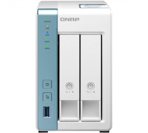 Система зберігання даних QNAP TS-231P3-4G з 2 відсіками для дисків, 4GB RAM, настільне виконання Система зберігання даних QNAP TS-231P3-4G з 2 відсіками для дисків, 4GB RAM, настільне виконання