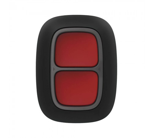 Бездротова екстрена кнопка Ajax DoubleButton (8EU) ASP black з захистом від випадкових натискань Бездротова екстрена кнопка Ajax DoubleButton (8EU) ASP black з захистом від випадкових натискань