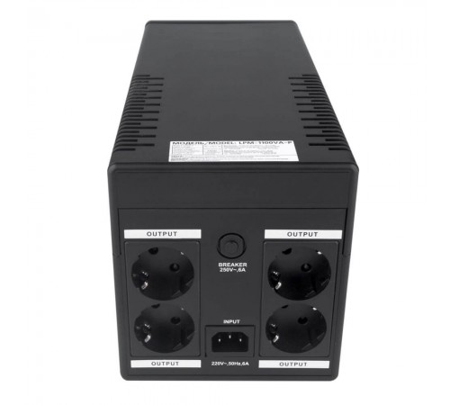 Джерело безперебійного живлення LogicPower LPM-1100VA-P 1100ВА / 770Вт лінійно-інтерактивне Джерело безперебійного живлення LogicPower LPM-1100VA-P 1100ВА / 770Вт лінійно-інтерактивне