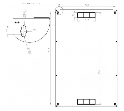 Шафа серверна CMS 21U 600 х 600 х 1040 UA-MGSWA216B для мережевого обладнання Шафа серверна CMS 21U 600 х 600 х 1040 UA-MGSWA216B для мережевого обладнання
