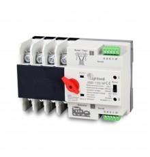 Автоматичний перемикач Lightwell JXQ5-125/4P для DIN-рейки