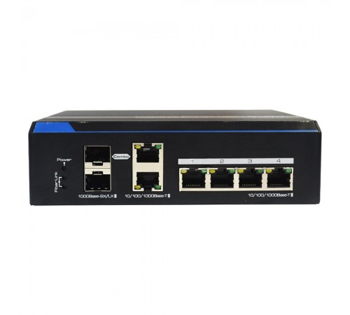 PoE-комутатор FoxGate S6004G-CGS-I POE 8-портовий некерований PoE-комутатор FoxGate S6004G-CGS-I POE 8-портовий некерований