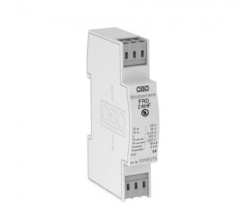 Грозозахист OBO Bettermann 24В, Тип FRD 24 HF (5098575)