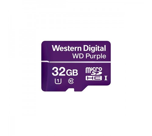 Карта пам'яті MICRO SDHC 32GB UHS-I/Western Digital PURPL/WDD032G1P0A WDC Карта пам'яті MICRO SDHC 32GB UHS-I/Western Digital PURPL/WDD032G1P0A WDC