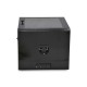 Шафа серверна SteelNet 12U 600 x 600 для мережевого обладнання (скло, чорний)