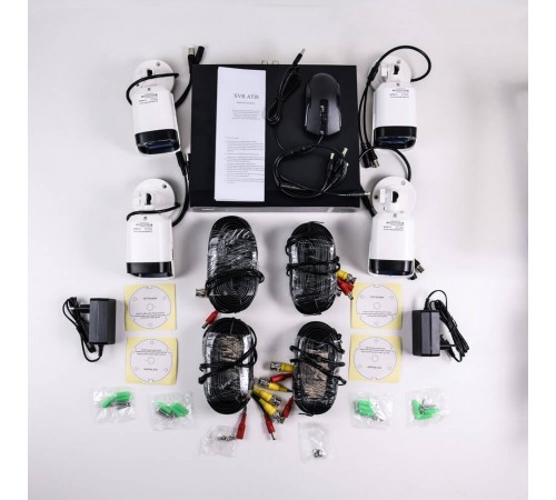 Комплект відеоспостереження ATIS kit 4 ext Комплект відеоспостереження ATIS kit 4 ext