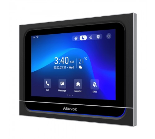 IP-відеодомофон з Wi-Fi 7" Akuvox X933W Black IP-відеодомофон з Wi-Fi 7" Akuvox X933W Black