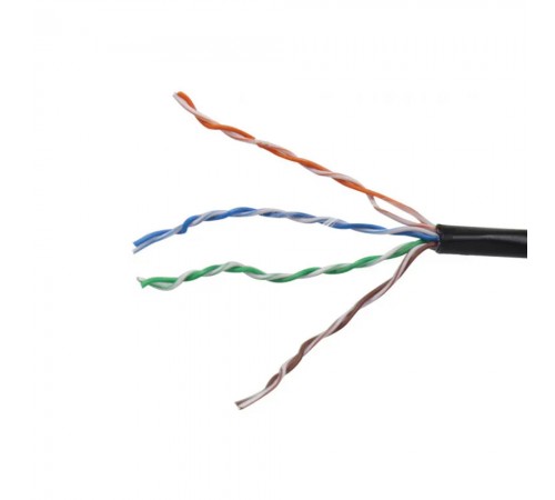 Кабель вита пара UTP CAT 5E Hikvision DS-1LN5EO-UU/E (бухта 305м) Кабель вита пара UTP CAT 5E Hikvision DS-1LN5EO-UU/E (бухта 305м)