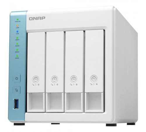 Система зберігання даних QNAP TS-431P3-4G з 4 відсіками для дисків, 4GB RAM, настільне виконання Система зберігання даних QNAP TS-431P3-4G з 4 відсіками для дисків, 4GB RAM, настільне виконання