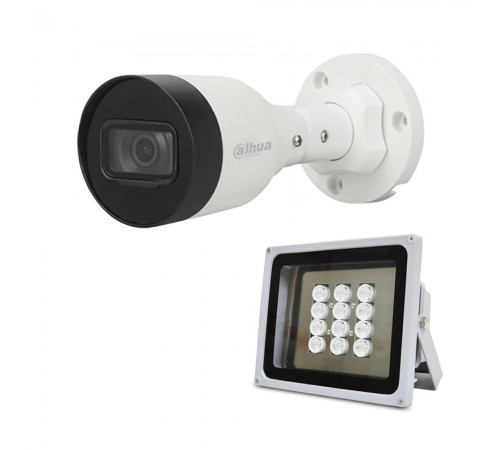 Комплект: IP-відеокамера 4 Мп Dahua DH-IPC-HFW1431S1P-S4 (2.8мм) + ІЧ-прожектор Lightwell LW12-100IR60-220 Комплект: IP-відеокамера 4 Мп Dahua DH-IPC-HFW1431S1P-S4 (2.8мм) + ІЧ-прожектор Lightwell LW12-100IR60-220