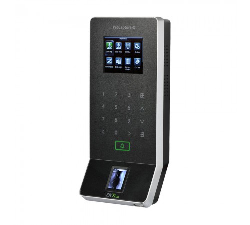 Біометричний термінал ZKTeco PROCAPTURE-X зі зчитувачем відбитка пальця, карт EM-Marine, з Wi-Fi Біометричний термінал ZKTeco PROCAPTURE-X зі зчитувачем відбитка пальця, карт EM-Marine, з Wi-Fi