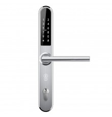 Розумний дверний біометричний замок SEVEN LOCK SL-7761BF silver (без врізної частини)