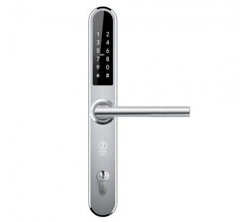 Розумний дверний біометричний замок SEVEN LOCK SL-7761BF silver (без врізної частини) Розумний дверний біометричний замок SEVEN LOCK SL-7761BF silver (без врізної частини)