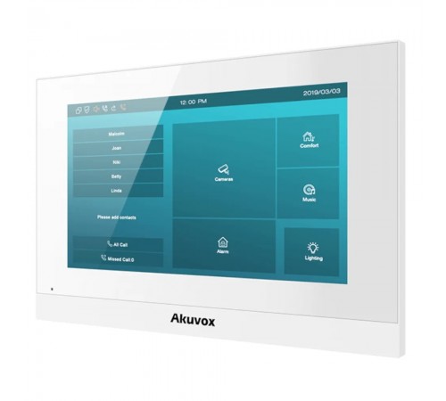 IP-відеодомофон з Wi-Fi 7" Akuvox C313WE white IP-відеодомофон з Wi-Fi 7" Akuvox C313WE white