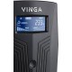 Джерело безперебійного живлення Vinga VPC-800PU 800ВА / 480 Вт з LCD-дисплеєм з USB у пластиковому корпусі