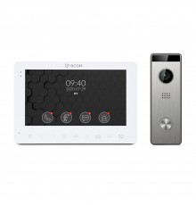 Комплект відеодомофон BCOM BD-780FHD White + відеопанель Tantos Triniti FHD