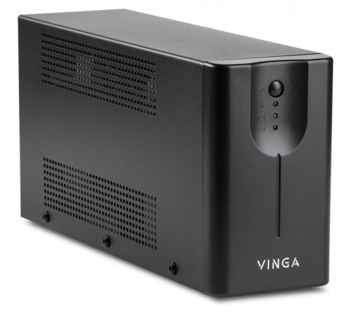 Джерело безперебійного живлення Vinga VPE-800MU 800ВА / 480 Вт з LED-індикацією з USB у металевому корпусі Джерело безперебійного живлення Vinga VPE-800MU 800ВА / 480 Вт з LED-індикацією з USB у металевому корпусі