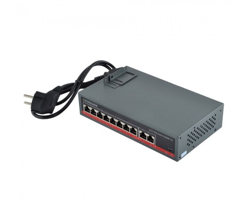 PoE-комутатор FoxGate S5808P-G2 CCTV гігабітний 8-портовий некерований PoE-комутатор FoxGate S5808P-G2 CCTV гігабітний 8-портовий некерований
