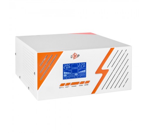 Джерело безперебійного живлення Logicpower LPM-PSW-1500VA White 12V (1050 Вт) з правильною синусоїдою Джерело безперебійного живлення Logicpower LPM-PSW-1500VA White 12V (1050 Вт) з правильною синусоїдою