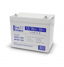 Акумулятор гелевий 12В 70А·год для ДБЖ Full Energy FEL-1270