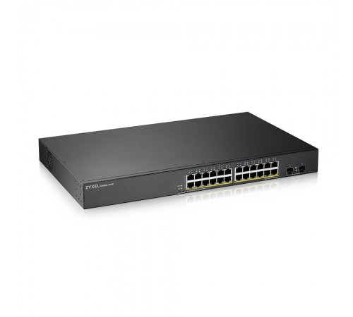 Смарт-керований комутатор на 24 порти з PoE ZyXEL GS1900-24HPv2 (GS190024HPV2-EU0101F) Смарт-керований комутатор на 24 порти з PoE ZyXEL GS1900-24HPv2 (GS190024HPV2-EU0101F)