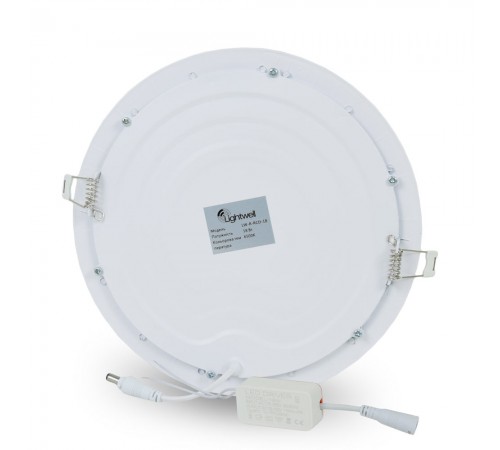 Комплект із 3-х світильників світлодіодних LIGHTWELL LW-R-RCD-18 18 W коло, вбудований Комплект із 3-х світильників світлодіодних LIGHTWELL LW-R-RCD-18 18 W коло, вбудований