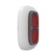 Бездротова екстрена кнопка Ajax DoubleButton (8EU) ASP white з захистом від випадкових натискань