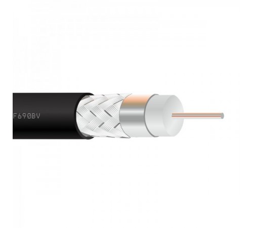 Кабель FinMark F 690 BV black бухта 100м Кабель FinMark F 690 BV black бухта 100м