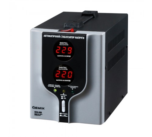 Стабілізатор напруги Gemix RDX-500 Стабілізатор напруги Gemix RDX-500