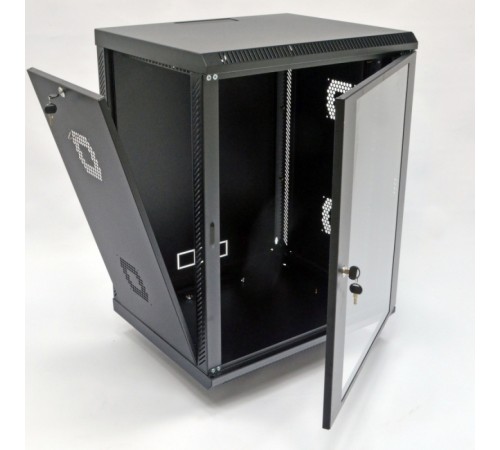 Шафа серверна CMS 15U 600 х 500 х 773 UA-MGSWA155B для мережевого обладнання Шафа серверна CMS 15U 600 х 500 х 773 UA-MGSWA155B для мережевого обладнання