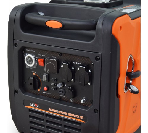 Інверторний бензиновий генератор BISON BS7500I максимальна потужність 5.5 кВт Інверторний бензиновий генератор BISON BS7500I максимальна потужність 5.5 кВт