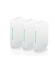 Комплект з трьох Mesh Wi-Fi маршрутизаторів ZYXEL Multy M1 AX1800, WiFi6, 1xWAN GE, 3xLAN GE, Amazon Alexa, 3 шт (WSM20-EU0301F)