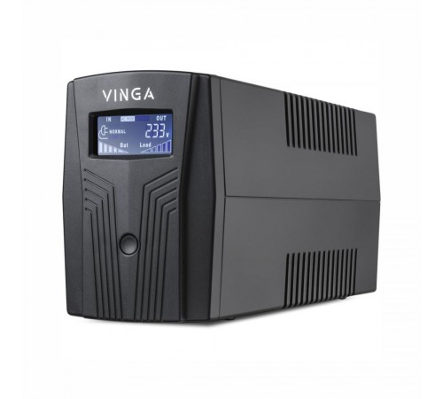 Джерело безперебійного живлення Vinga LCD 1200 ВА / 720 Вт Джерело безперебійного живлення Vinga LCD 1200 ВА / 720 Вт