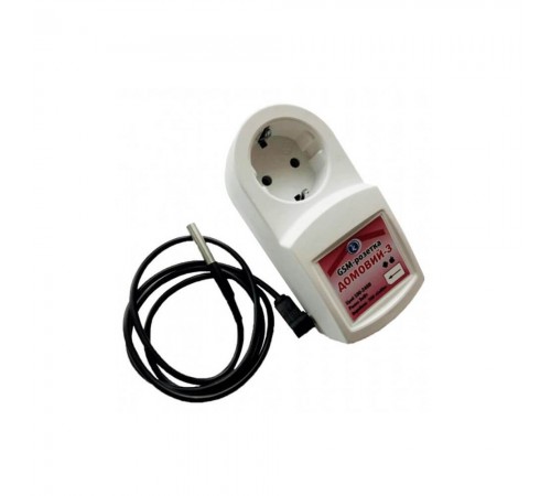 GSM-розетка DOMOVOI-3 (ДОМОВИЙ-3) з датчиком температури GSM-розетка DOMOVOI-3 (ДОМОВИЙ-3) з датчиком температури