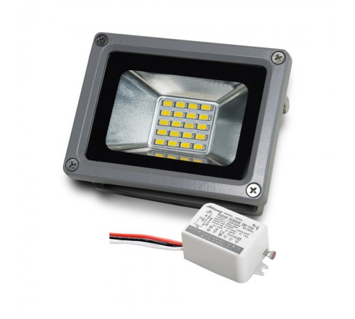 Комплект LED-прожектор Lightwell LW-10W-220 + Датчик руху з сенсором освітленості AMRS Комплект LED-прожектор Lightwell LW-10W-220 + Датчик руху з сенсором освітленості AMRS