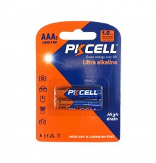 Батарейка PKCELL Ultra Alkaline AAA LR03 1.5V, 2шт./блістер