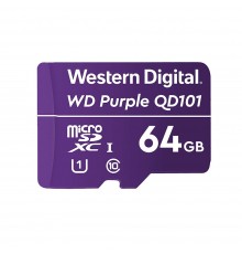 Картка пам'яті Western Digital MICRO SDXC 64GB UHS-I WDD064G1P0C WDC спеціалізована для відеоспостереження
