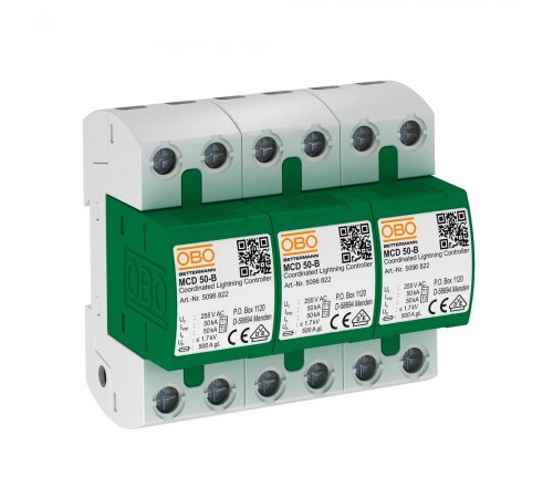 Обмежувач перенапруг OBO Bettermann MCD 50-B 3 (5096877)