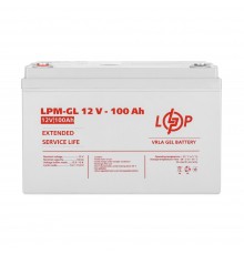 Акумулятор гелевий LogicPower 12В 100А·год (LPM-GL 12V - 100 Ah) GEL